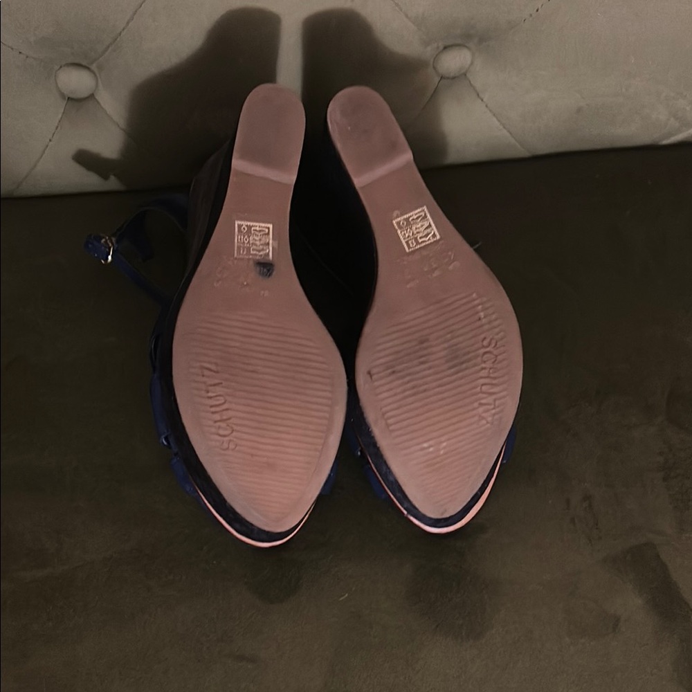 SCHUTZ Blue High-Heeled Sandals with Ankle Strap - Picture 5 of 5